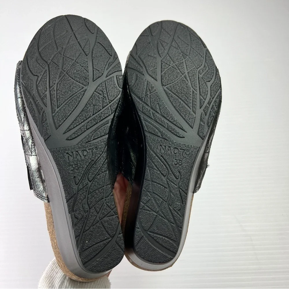 Naot slide on sandals The Crown radiant copper womens size 38/7